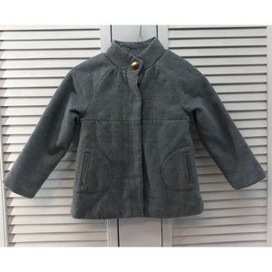 Tahari size 5T Grey wool like coat